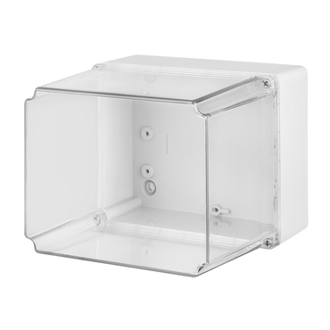 FAM Krabice SolidBOX 68101 IP65, 170x135x241mm, průhledné víko, hladké boky