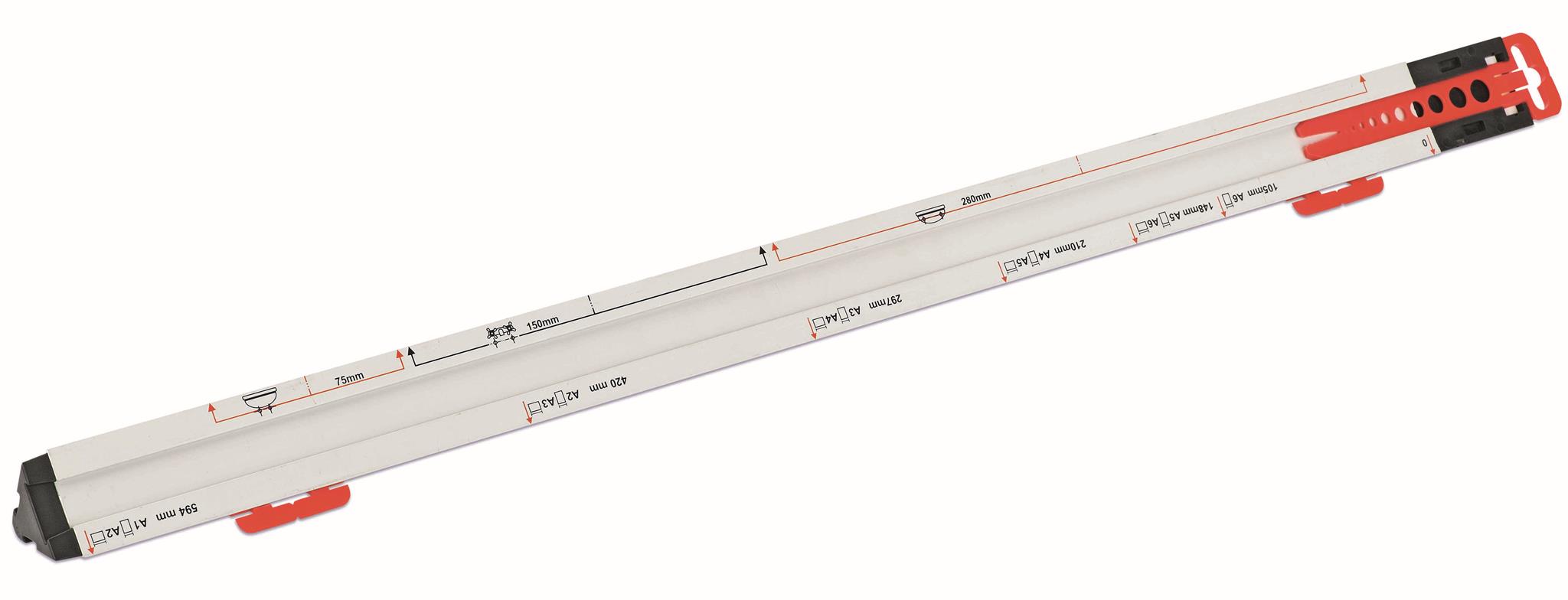 CIMCO 211550 Hliníková vodováha 600 x 28 x 40 mm