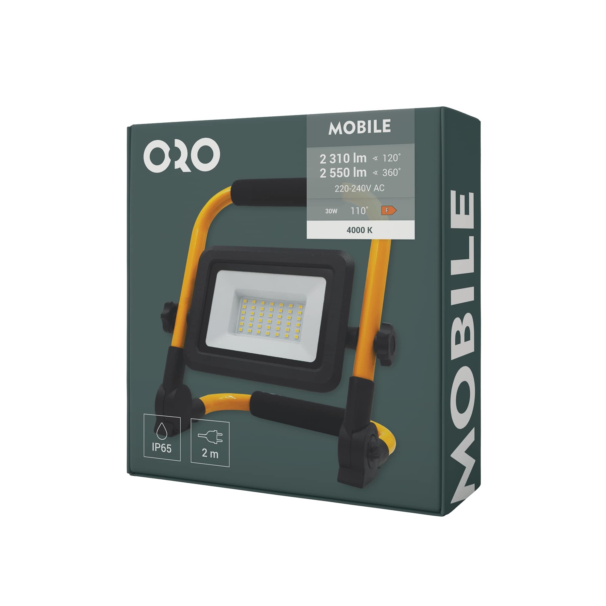LED reflektor LED-POL Mobile 30W neutrální bílá