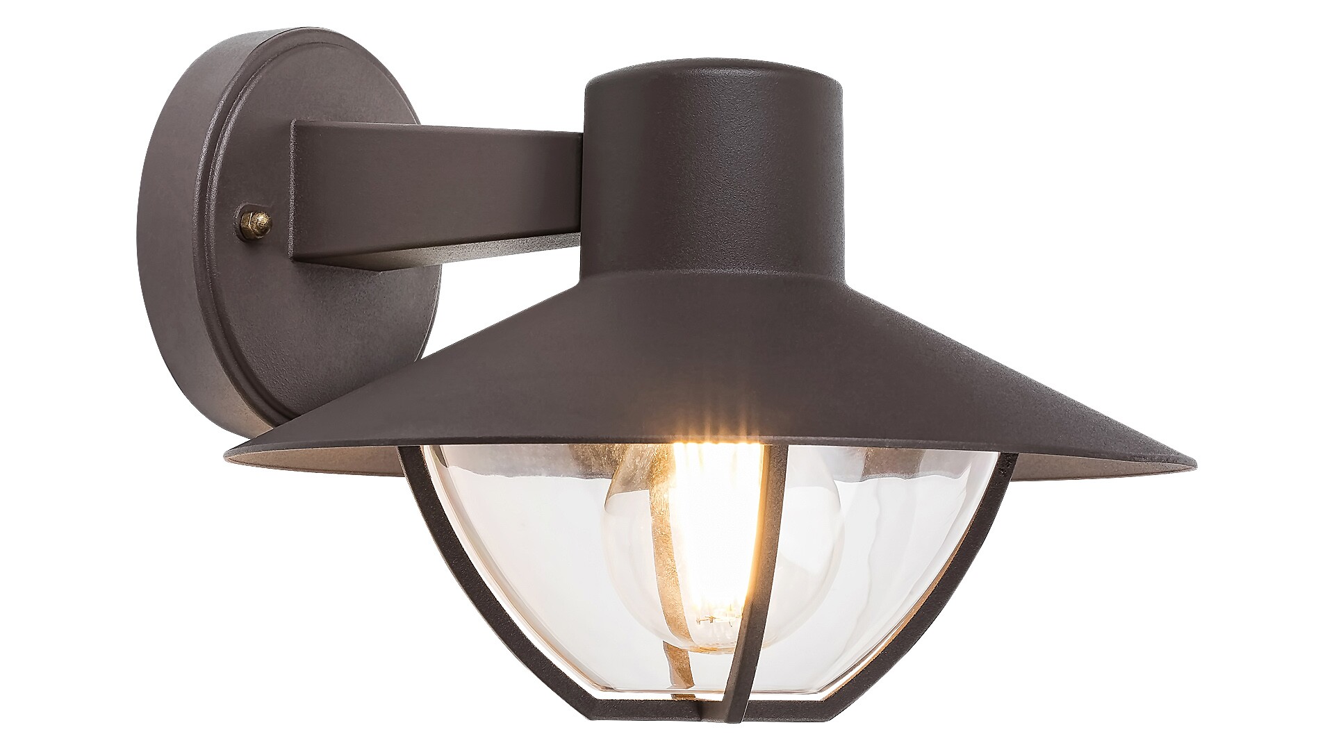 Venkovní nástěnné svítidlo Almada hnědá E27 1×10W RABALUX 7884
