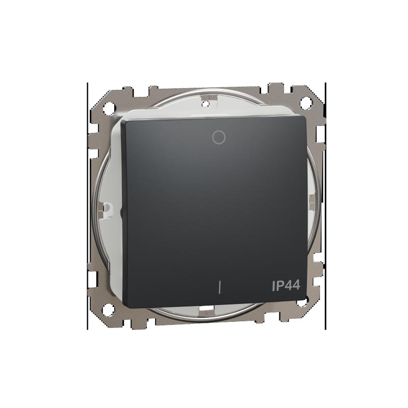 SCHN SDD214102 Sedna D/E - Spínač dvojpólový řazení 2 IP44, Antracit