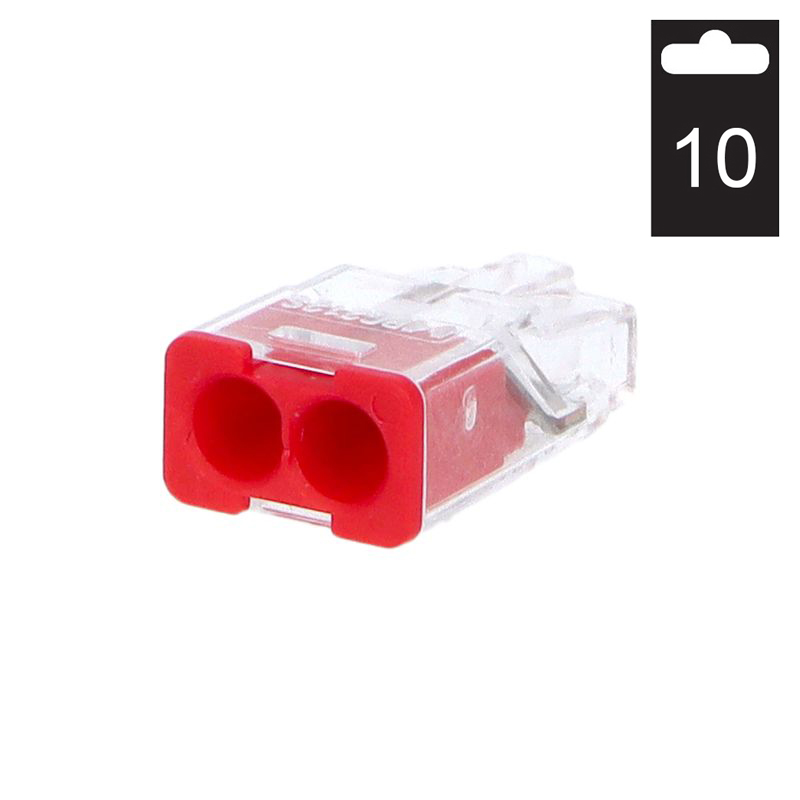 Eleman Svorka krabicová mini PC212S/10 bezšroubová 2x0,2-2,5 mm2, 10 ks