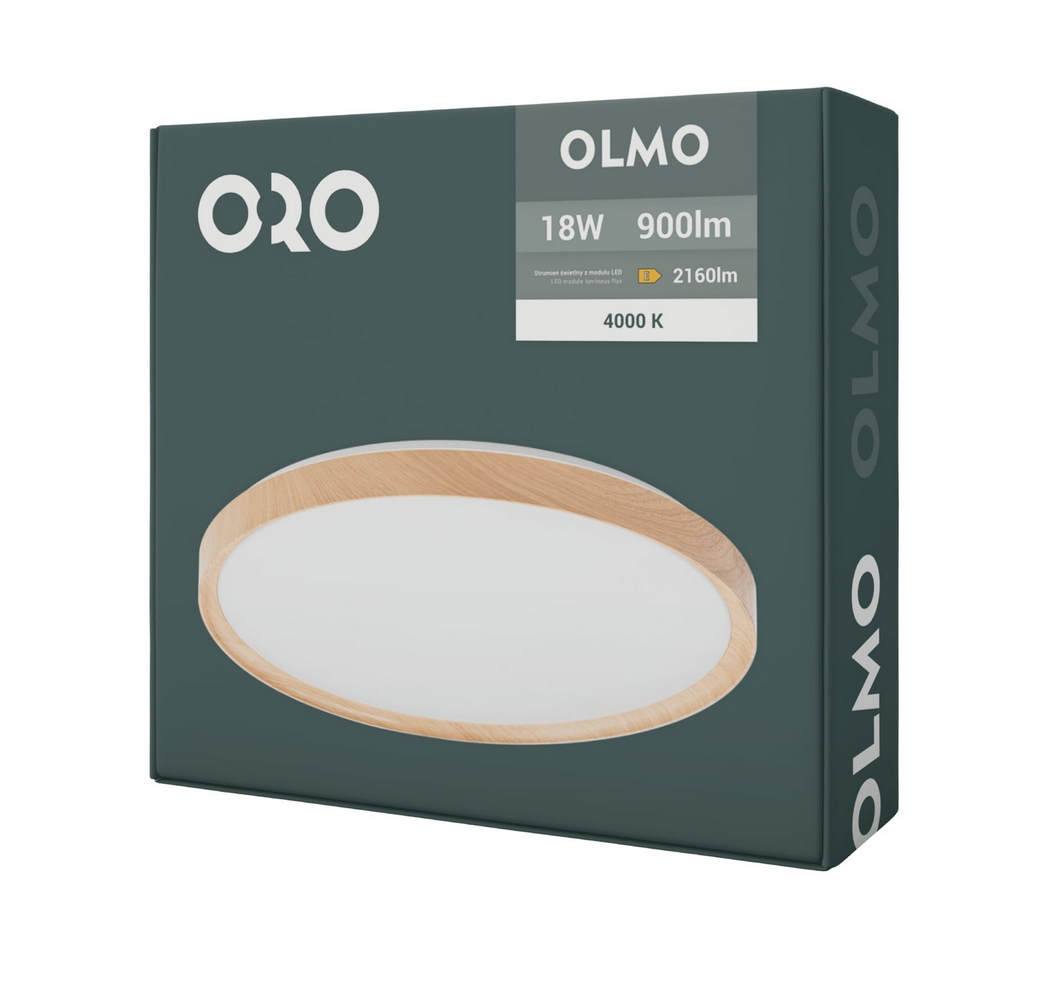 Nástěnné a stropní LED svítidlo LED-POL Olmo 18W neutrální bílá