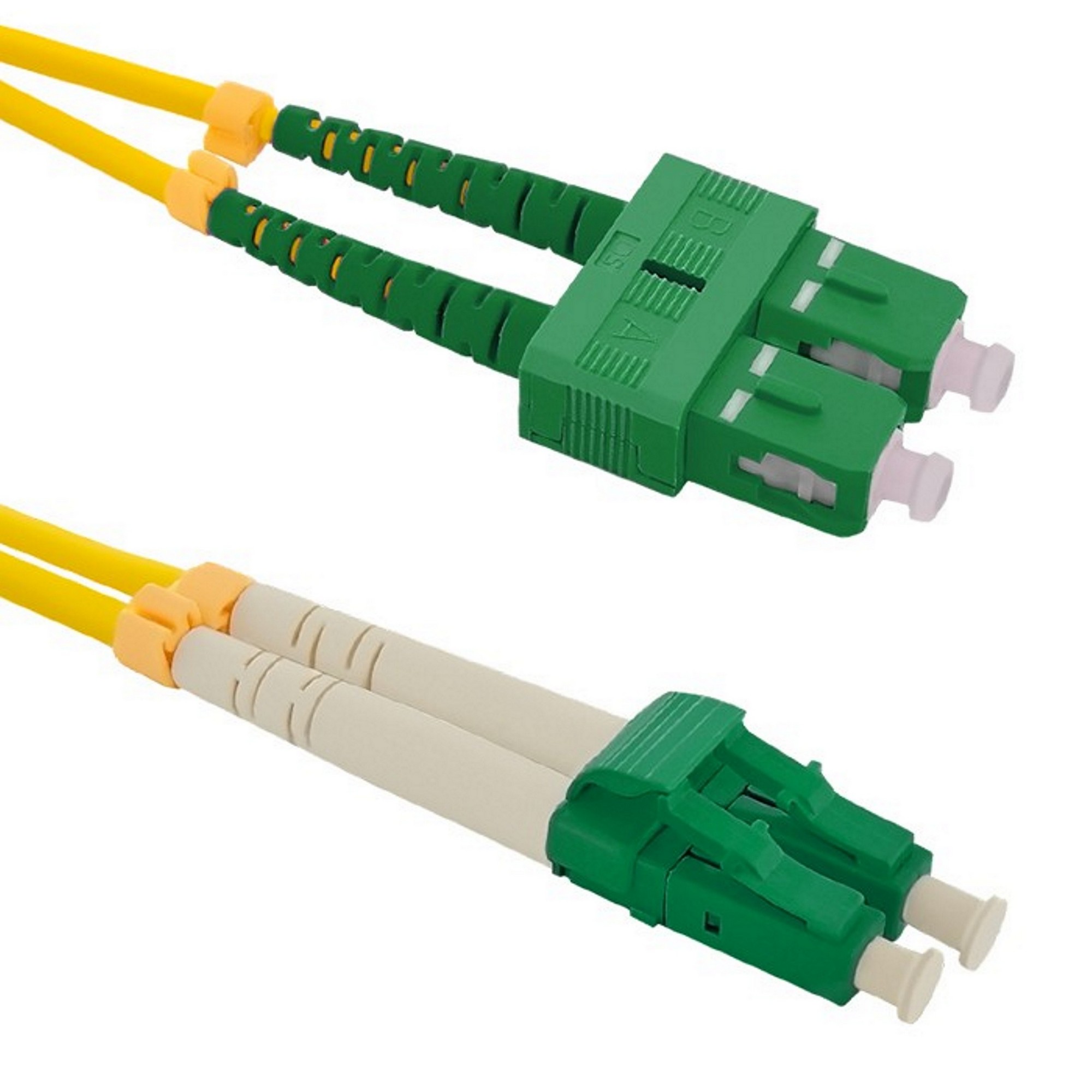 Patch kabel WIREX PO9DLCASCA10, LC/APC-SC/APC, Singlemode, 9/125, Duplex, OS, 10 m