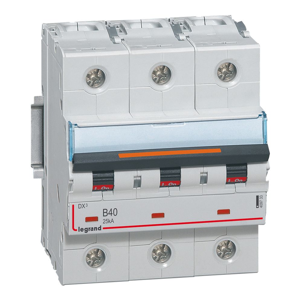 Jistič třípolový LEGRAND 409733 DX3 3P B40 25KA