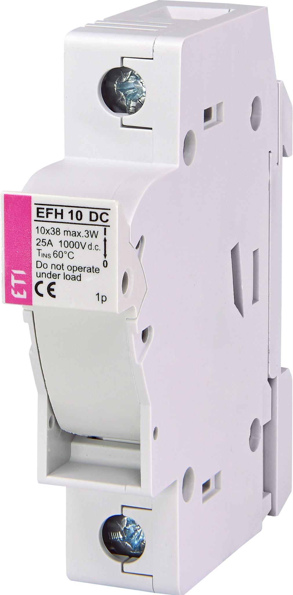ETI 002540501 pojistkový spodek, EFH 10 DC 1p AD