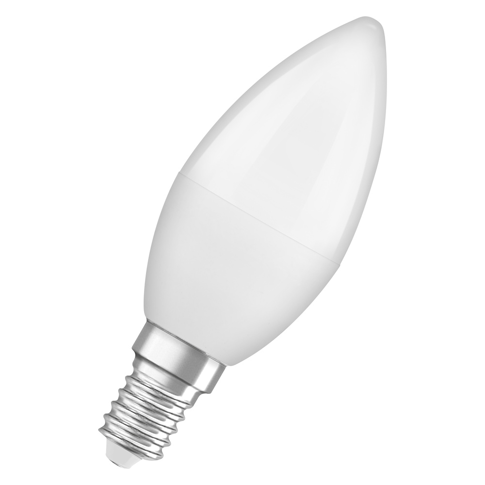 LED žárovka svíčka OSRAM LCCLB40 4,9W/865 230VFR E14 FS1, matná