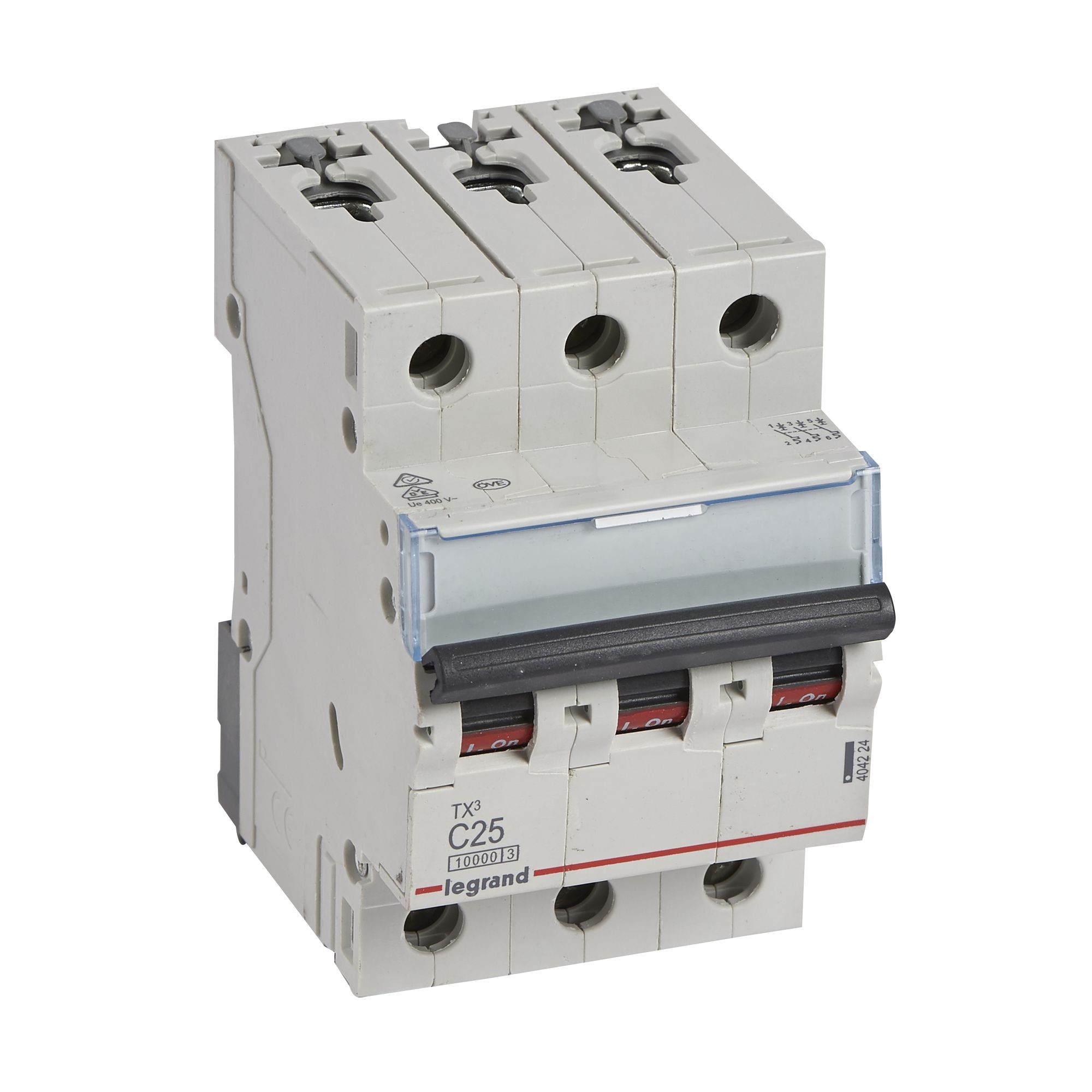 Jistič třípolový LEGRAND 404224 TX3 3P C25 10000A