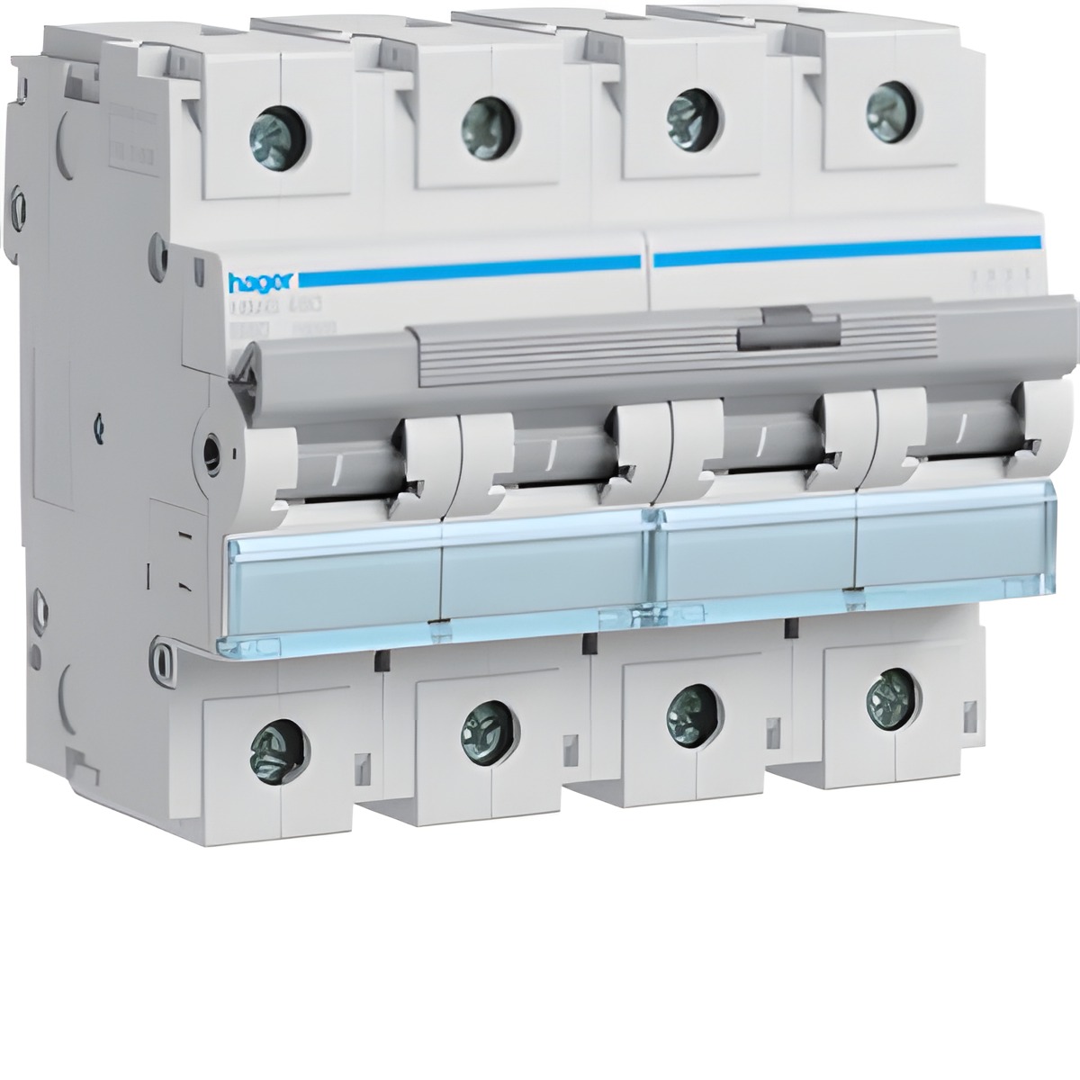 Jistič čtyřpolový HAGER HMB480 4-pól. 80 A, char. B, 15 kA