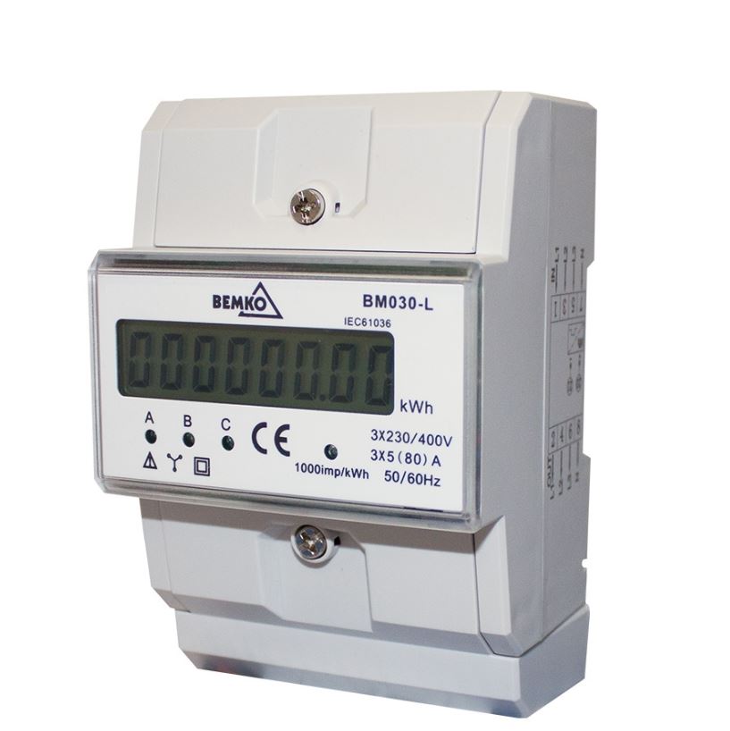 DAM elektroměr 3 fázový 5 (80)A BM030-L