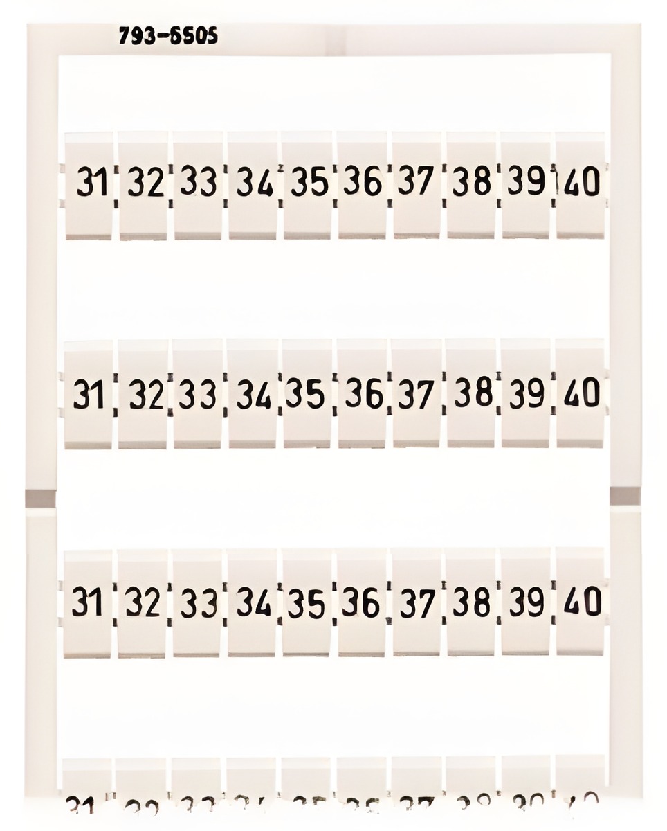 WAGO 793-5505 Popisovací karta WMB