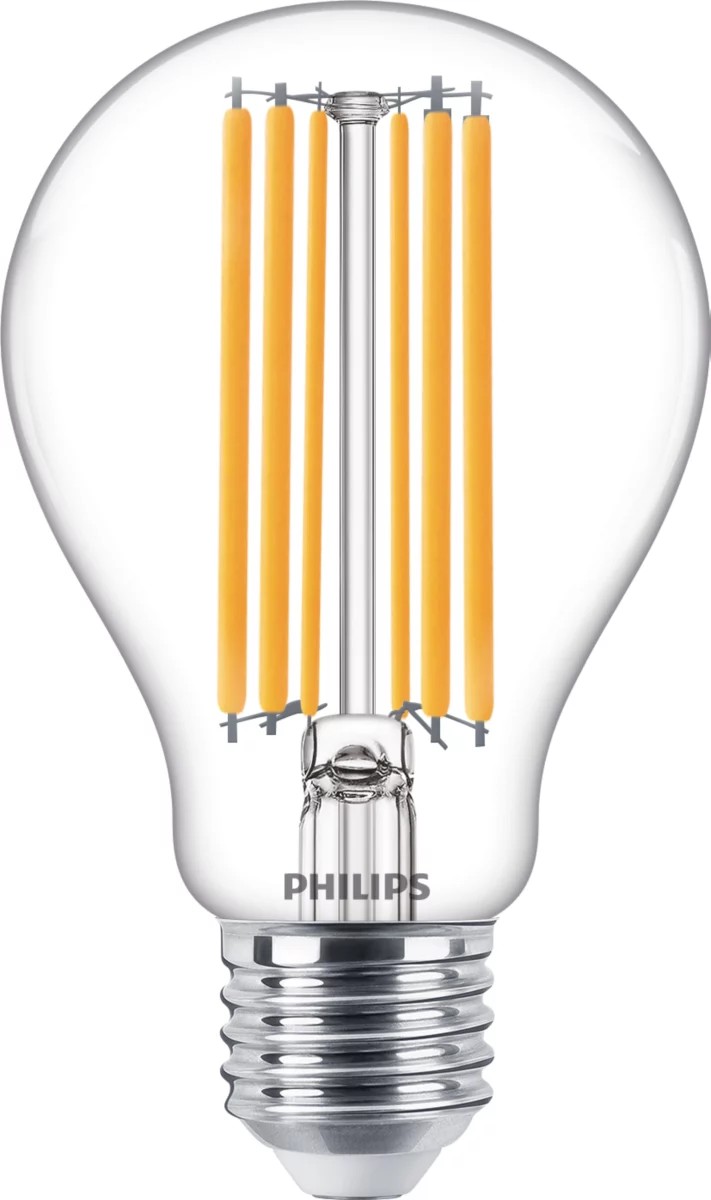 LED žárovka Philips CorePro Bulb ND 120W E27 A67 827 CL G, nestmívatelná, čirá