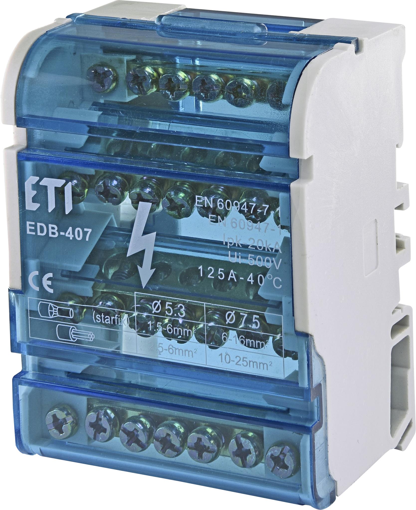 ETI 001102303 distribuční blok, EDB-407