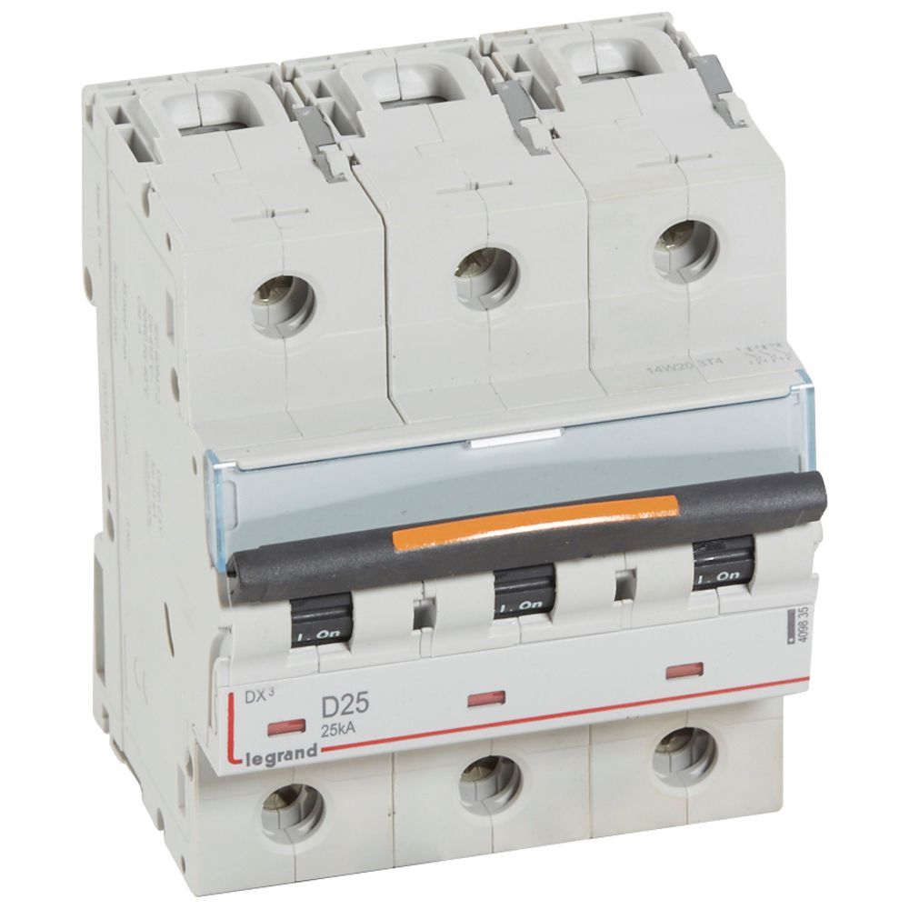 Jistič třípolový LEGRAND 409835 DX3 3P D25 25KA