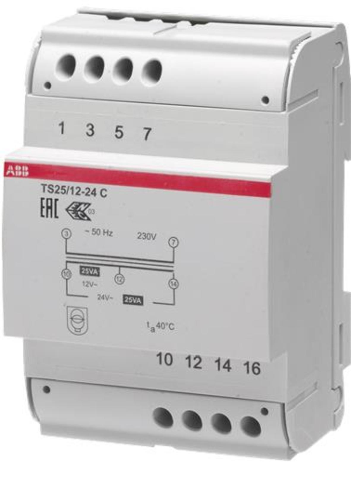 ABB 2CSM251043R0811 TS25/12-24C Transformátor bezpečnostní oddělovací