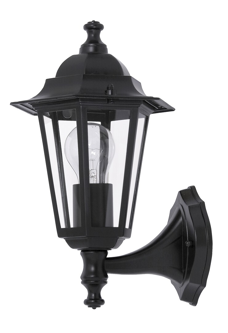Venkovní nástěnné svítidlo Velence černá E27 1×60W RABALUX 8204
