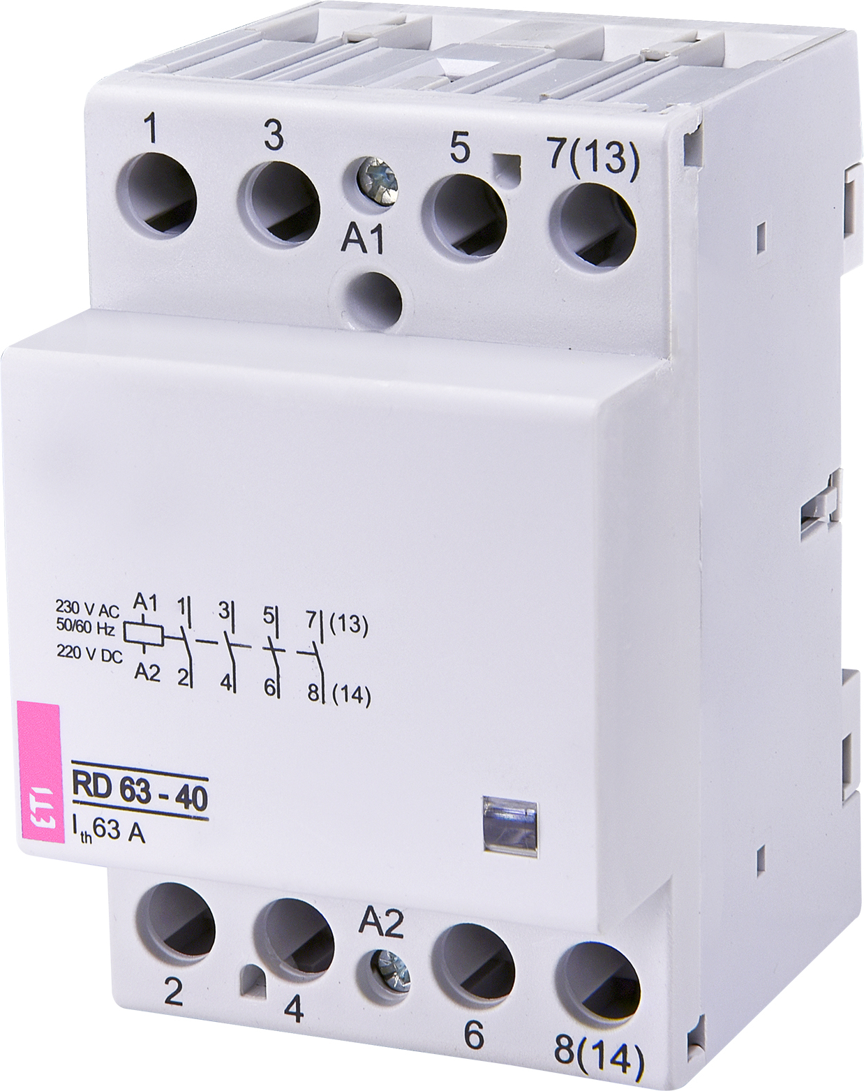 ETI 002464026 modulární stykač, RD 63-40-230V AC/DC