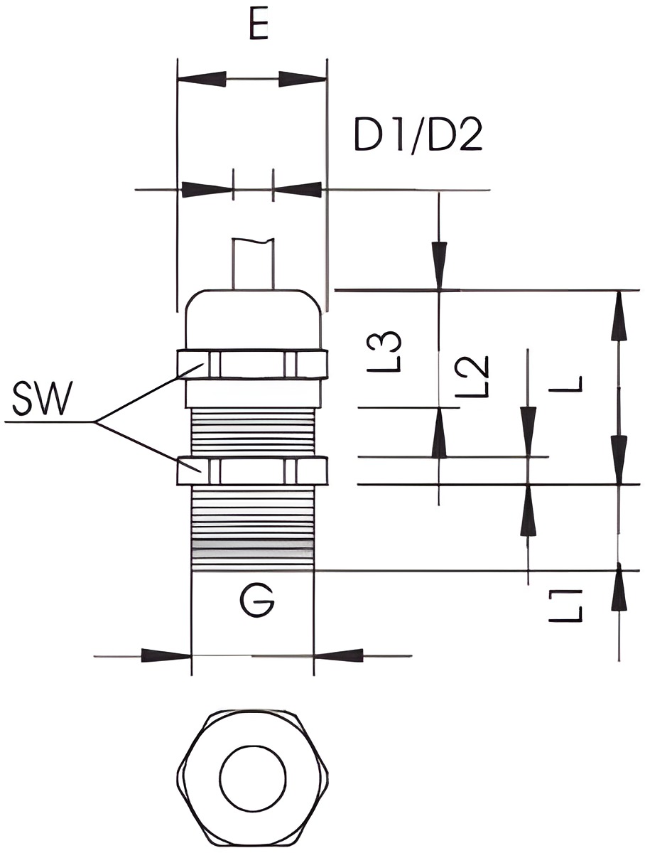 V-TEC L PG9 MS Kabelová vývodka