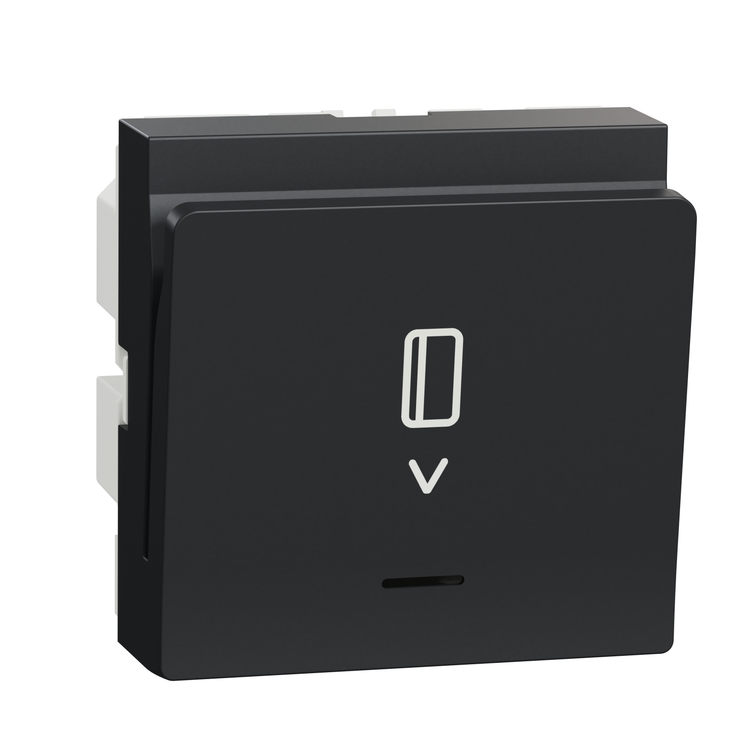 SCHN NU354054 Unica - Elektronický spínač hotelové karty, Antracit