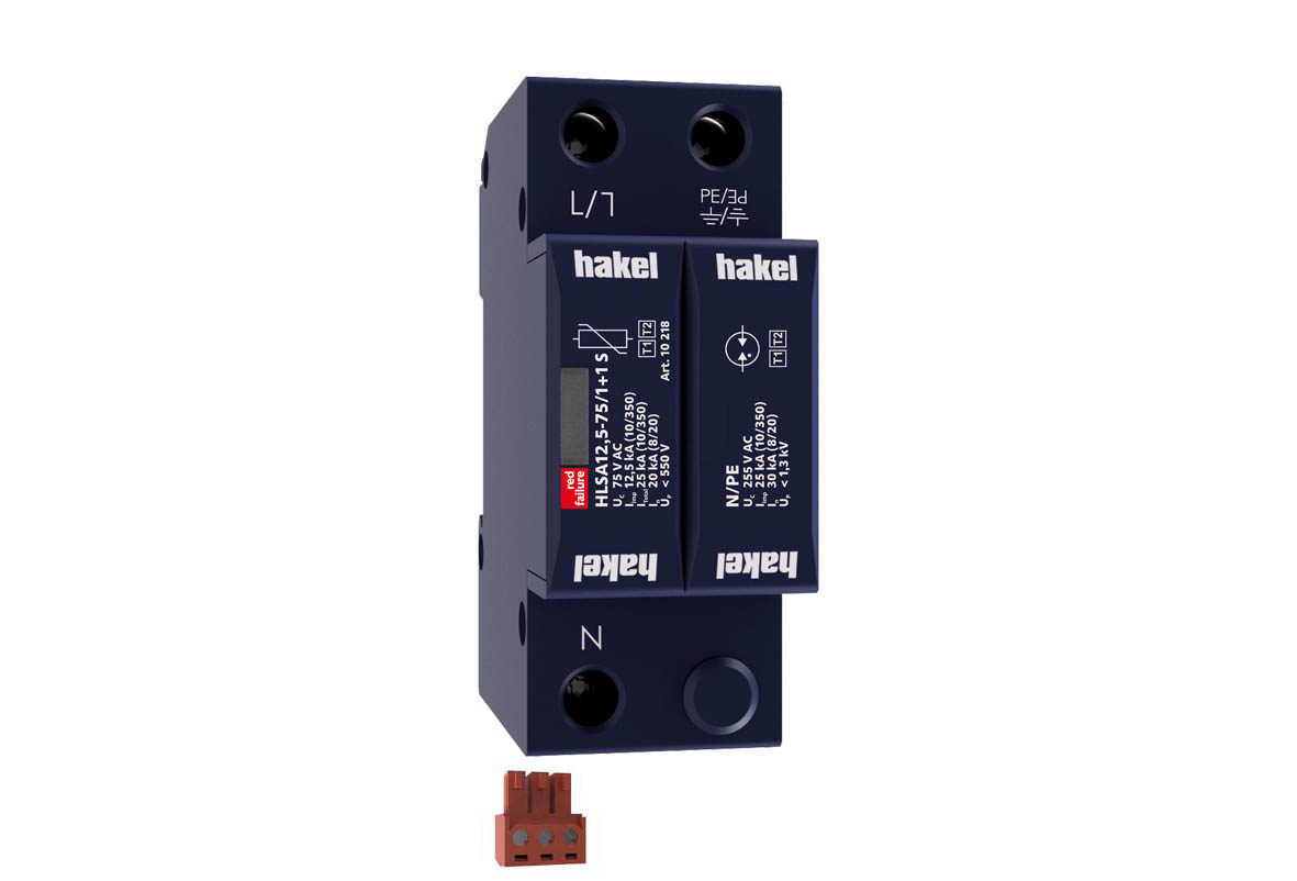 HAKEL 10218 HLSA12,5-75/1+1 S SPD typ 1+2