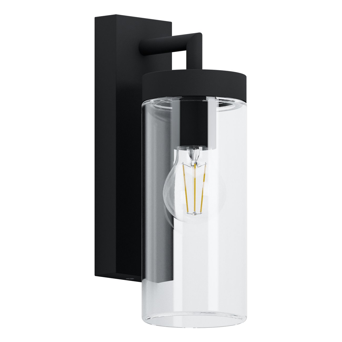 Venkovní nástěnné svítidlo BOVOLONE černá 110 mm 1X60W EGLO