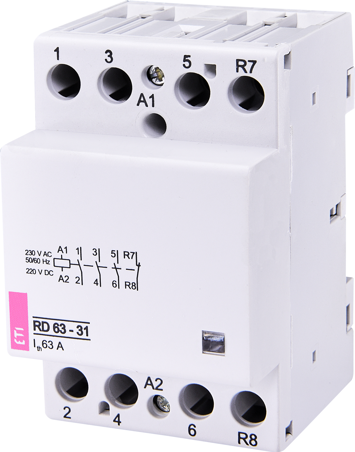 ETI 002464028 modulární stykač, RD 63-31-230V AC/DC