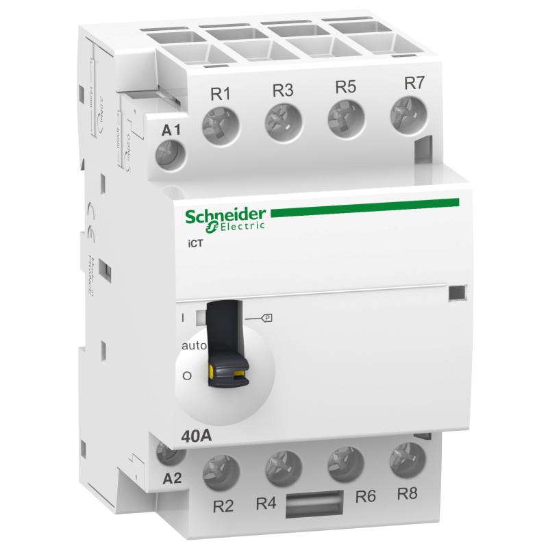 SCHN A9C21164 Stykač iCT 63A 4ZAP  24/V AC 50Hz M.O.