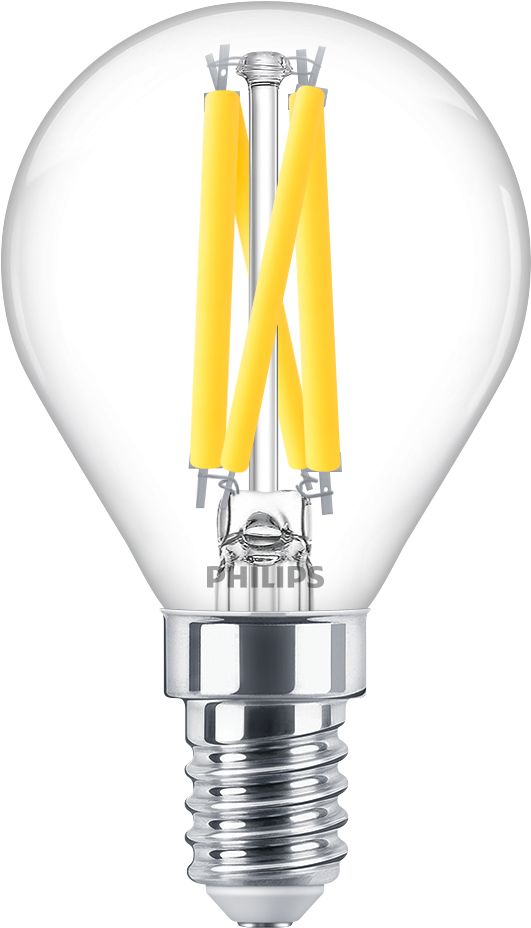 LED žárovka Philips MASTER Luster DT 5.9-60W E14 927 P45 CL G, čirá