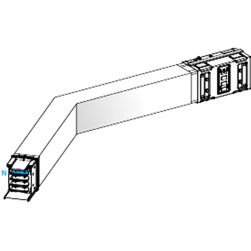 SCHN KSA1000DLC43B Koleno 1000 A horizontální na míru