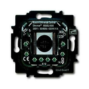 ABB 2CKA006590A0171 Přístroj stmívače univerzálního, pro krátkocestné ovládání (6593 U-500) 01-Příst