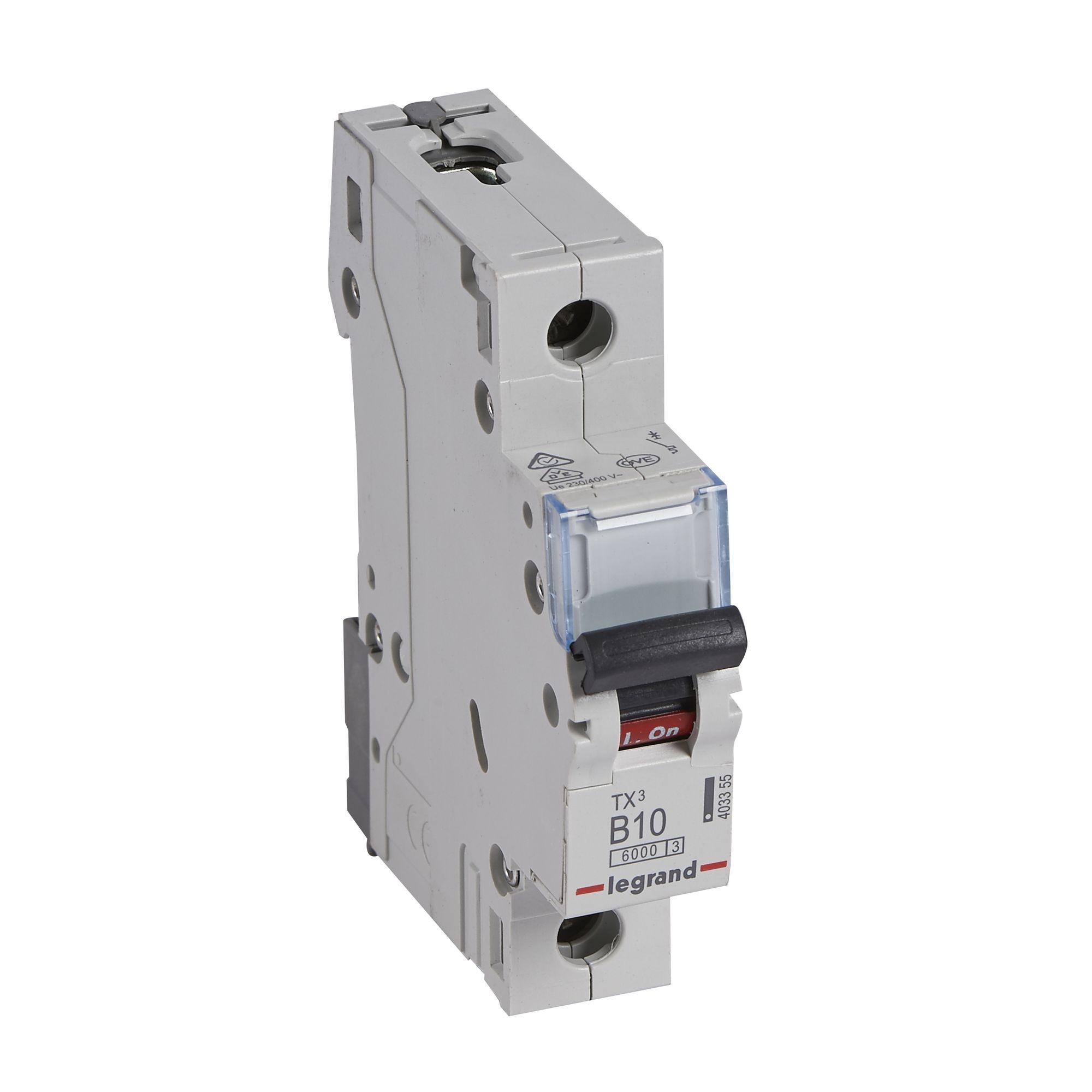 Jistič jednopólový LEGRAND 403355 TX3 1P B10 6000A