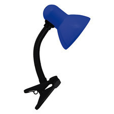 DAM Stolní lampa TOLA E27 BLUE CLIP