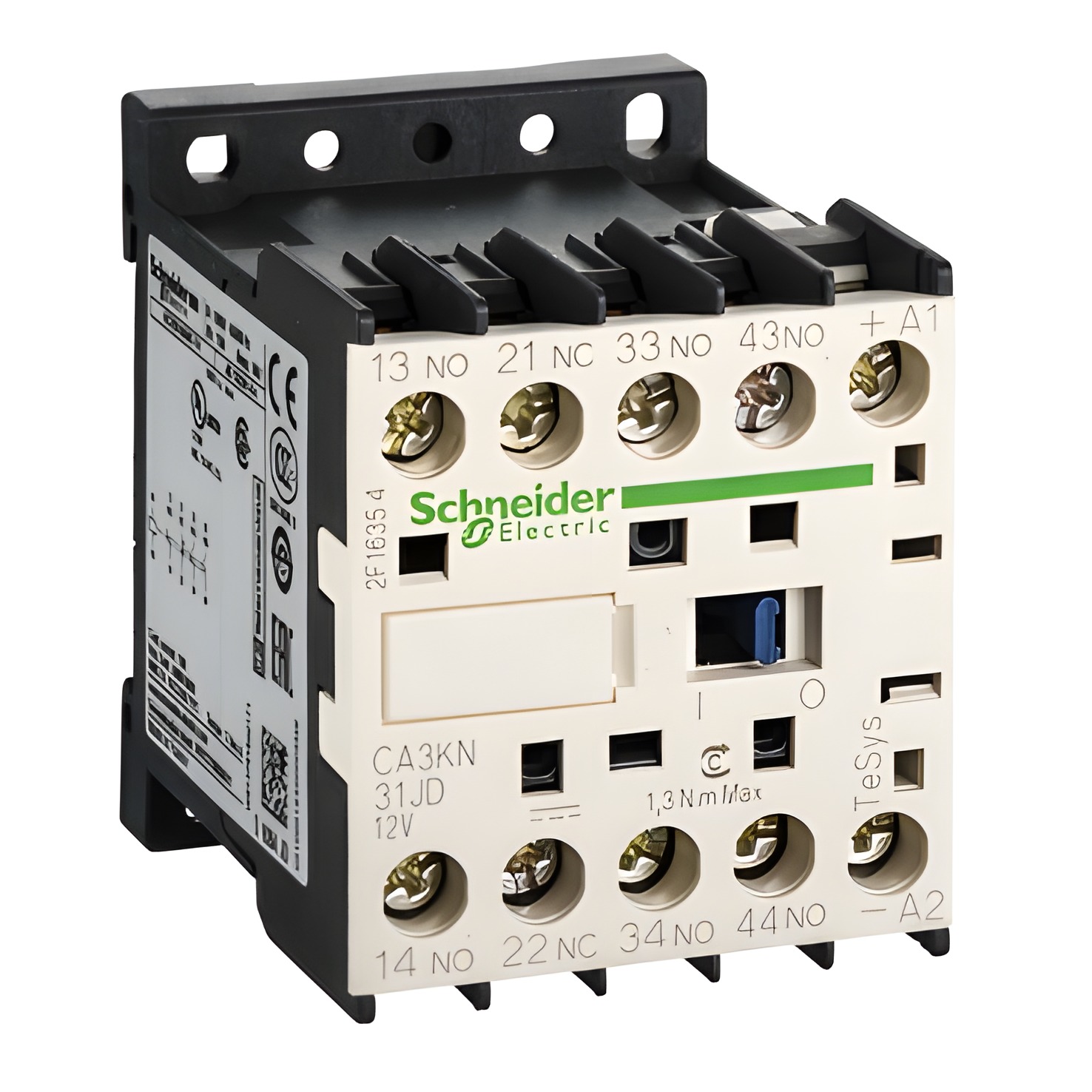 SCHN CA3KN31JD Pom. miniStykač 3"Z"+1"V" 12V DC