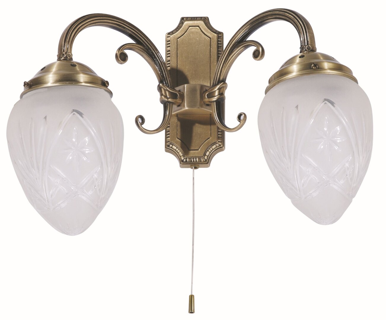 Nástěnné svítidlo Annabella bronzová E14 2×40W RABALUX 8632