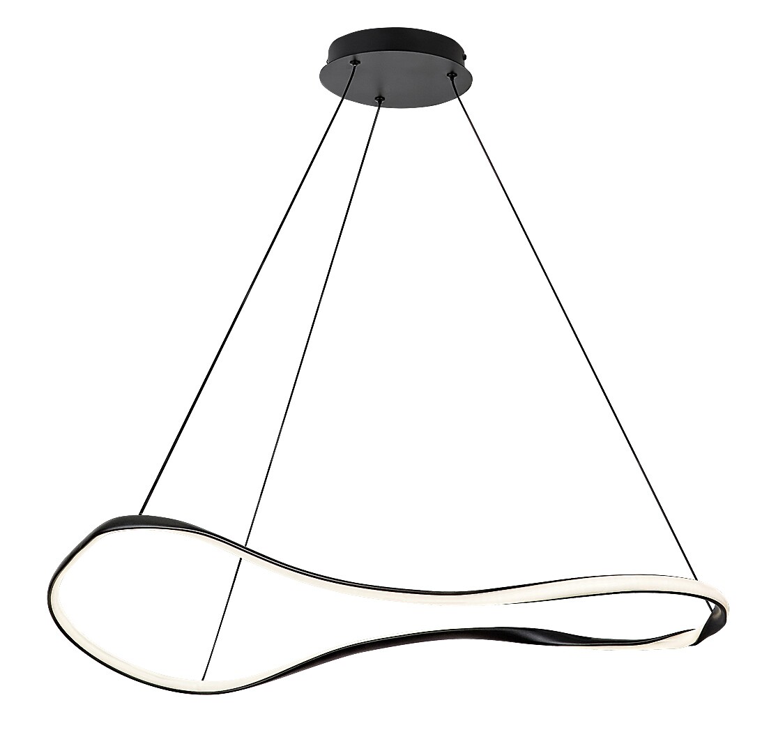 Závěsné svítidlo Mirossi černá LED 40W RABALUX 72266
