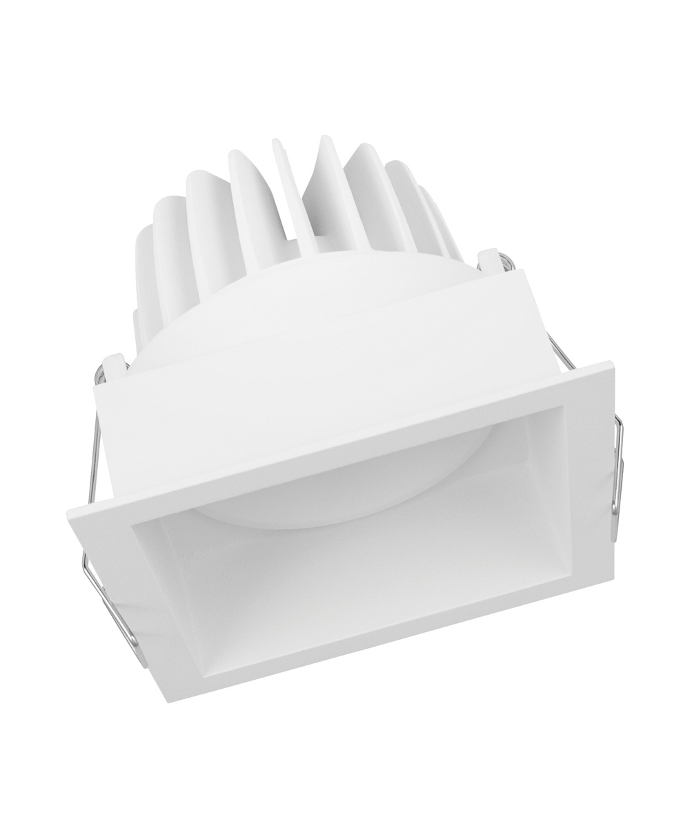 LED svítidlo spotové LEDVANCE SP SQUARE DK ADJ 8W/3000K FL WT, bílá