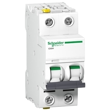 SCHN A9F08250 Jistič Acti9 iC60H 2P 50A D 10kA RP 0,3kč/ks