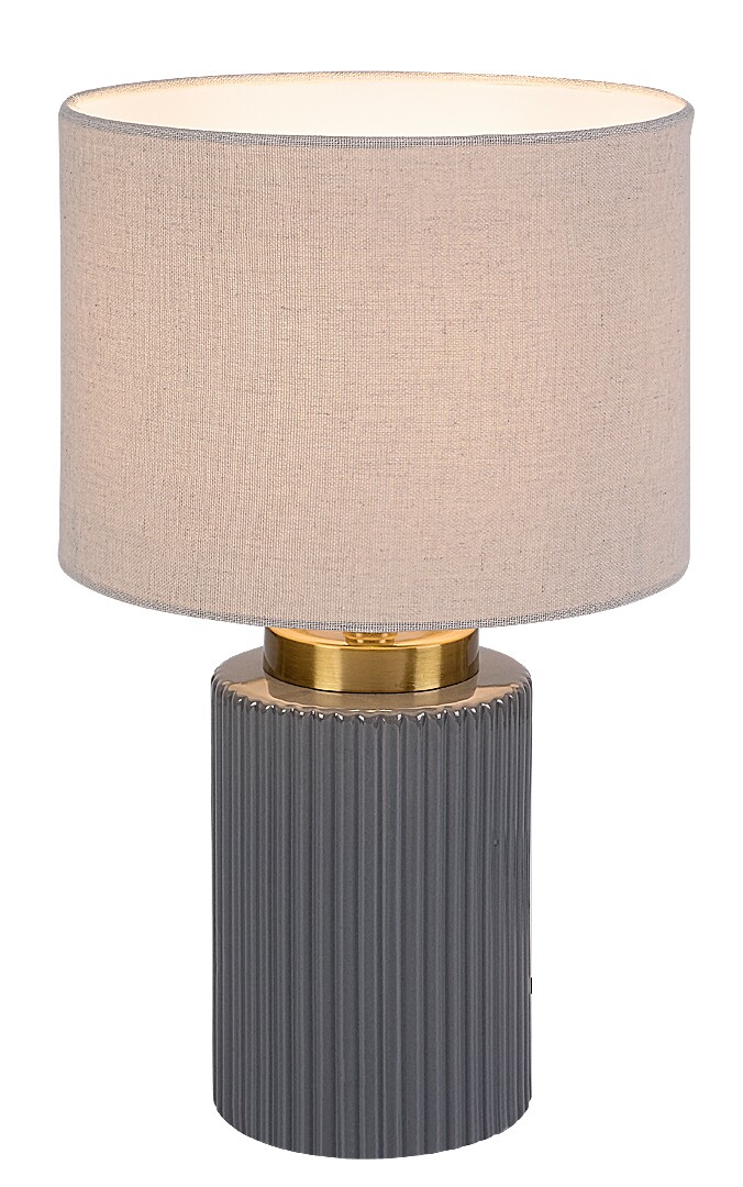 Stolní lampa Glovy šedá E14 1×40W RABALUX 74045