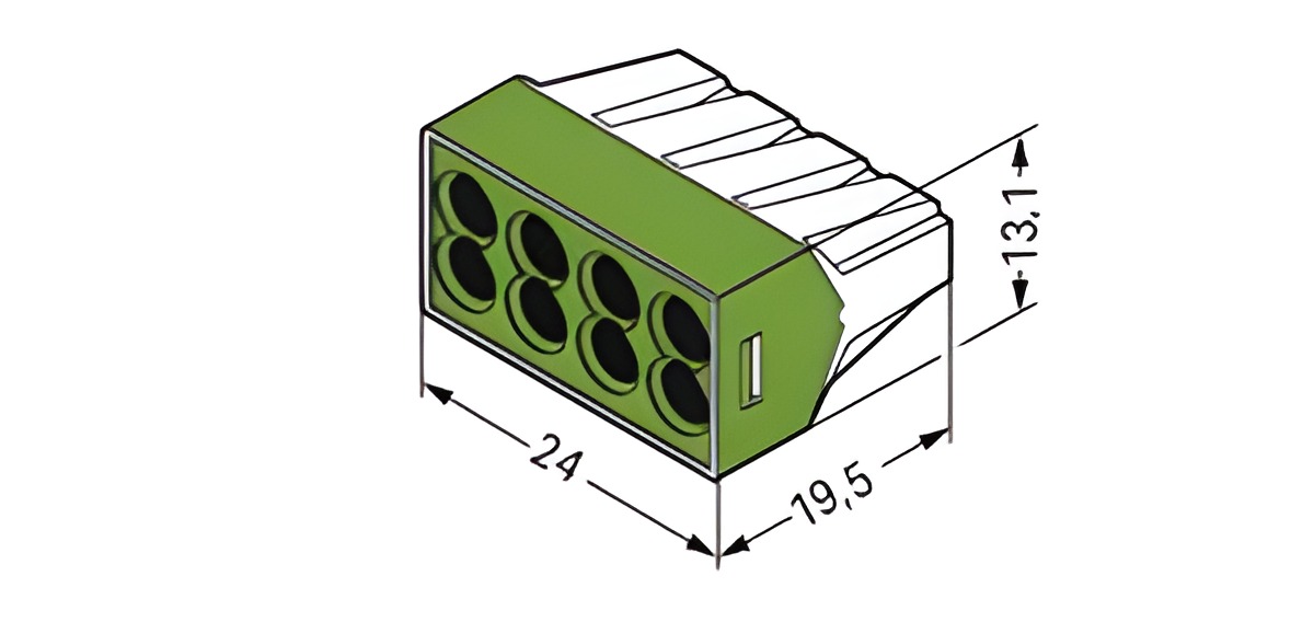 WAGO 773-118 Spojovací krabicová svorka