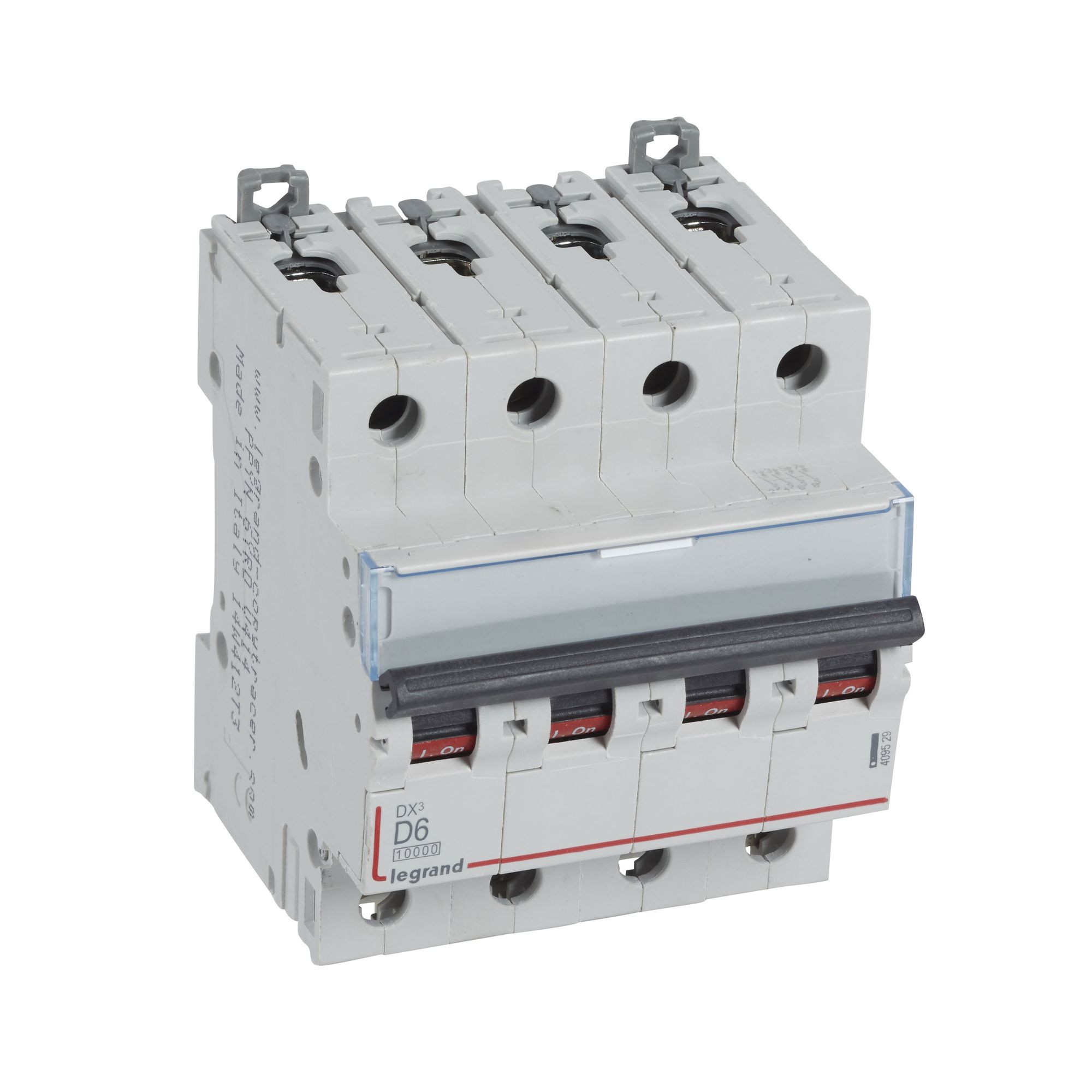 Jistič čtyřpolový LEGRAND 409529 DX3 4P D6 10000A/16KA