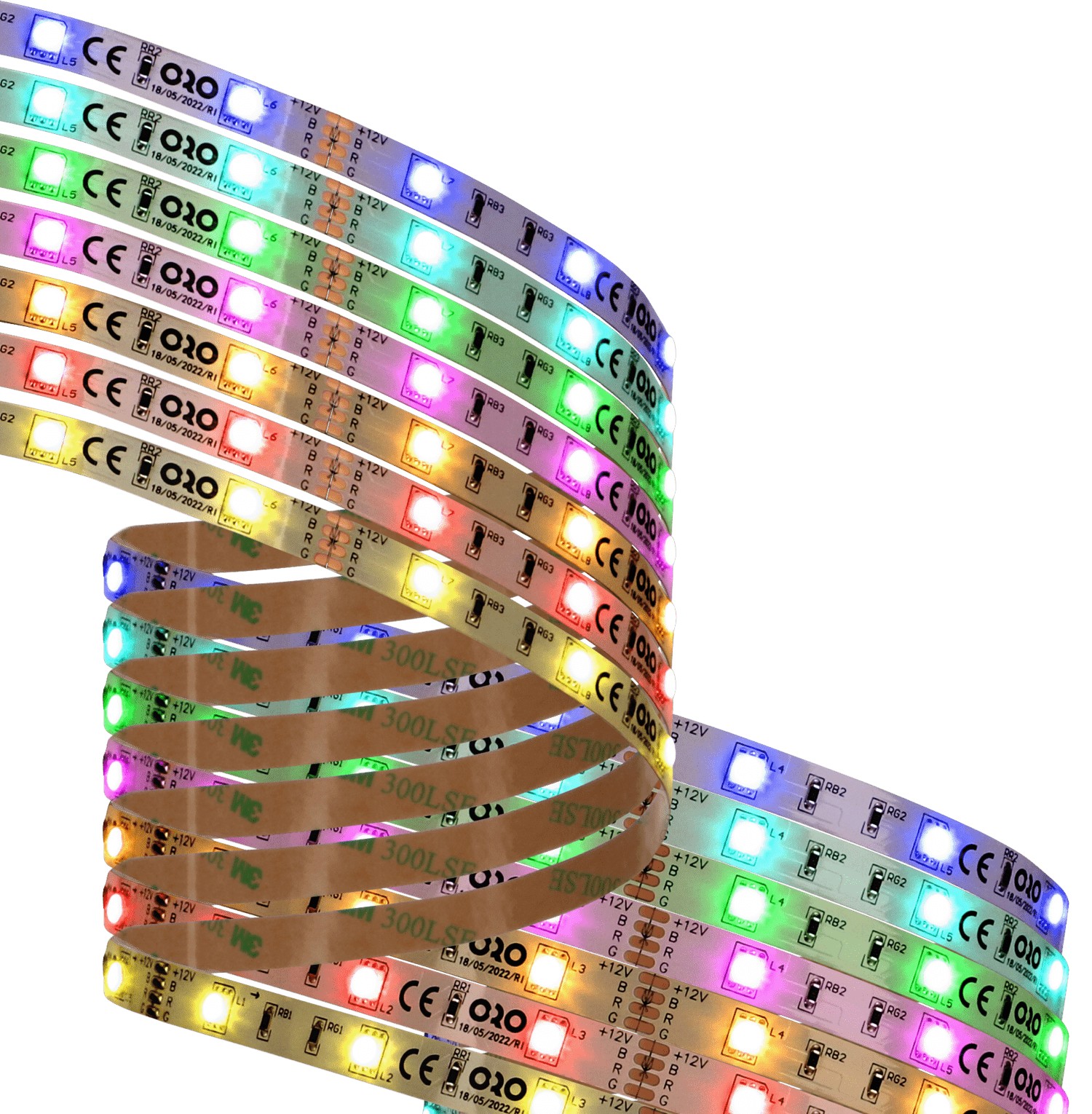 LED pásek LED-POL Strip 150L SMD RGB NWD BP