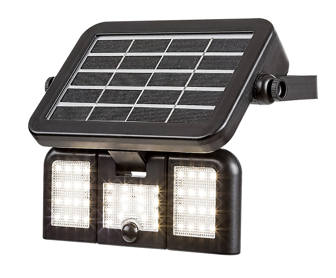 Solární svítidlo Lihull černá LED 9,6W RABALUX 77020