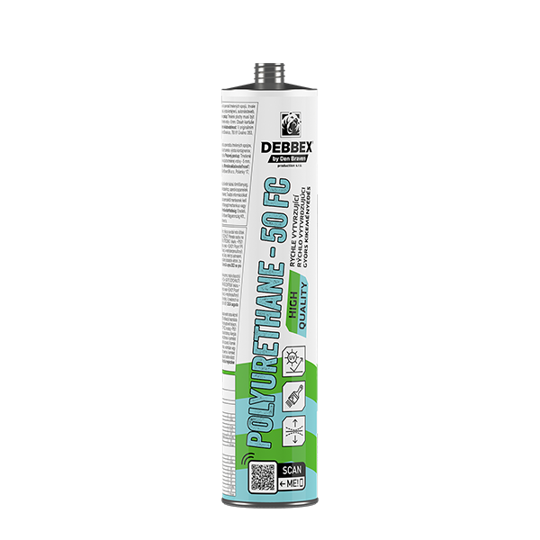 Tmel polyuretanový DEBBEX 31303BD, kartuše, šedá, 300 ml