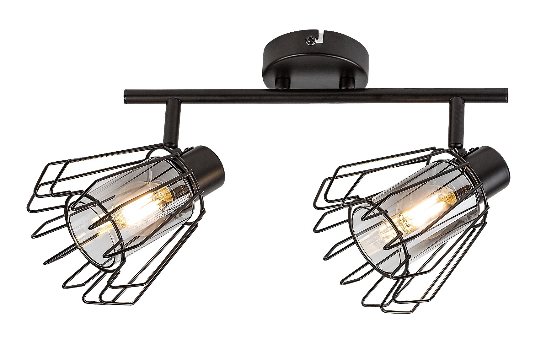 Bodové svítidlo Emerencia černá E14 2×40W RABALUX 73068