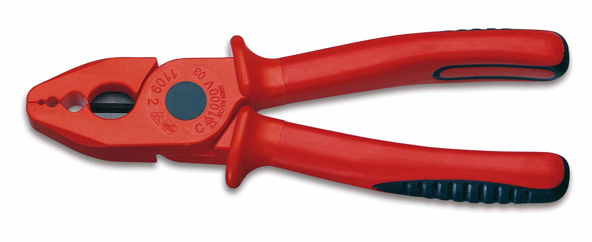 CIMCO 100794 Umělohmotné kombinované kleště VDE - 190 mm