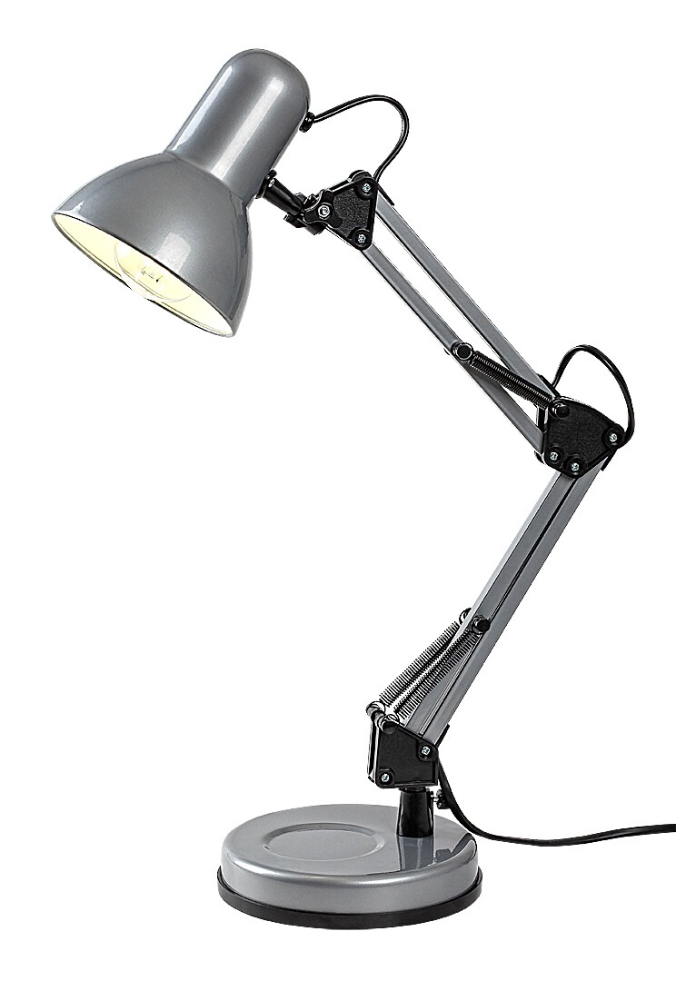 Stolní lampa Samson stříbrná E27 1×60W RABALUX 4213