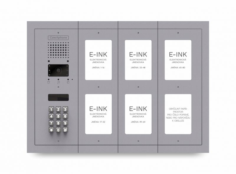 CZPHONE 4004092014 S elektronickým papírem (E-INK) FlatLine: SVĚTLE ŠEDÁ - MELODY: klávesnice až 80