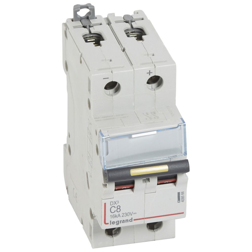 Jistič dvoupolový LEGRAND 409566 DX3 DC 2P C8 16KA