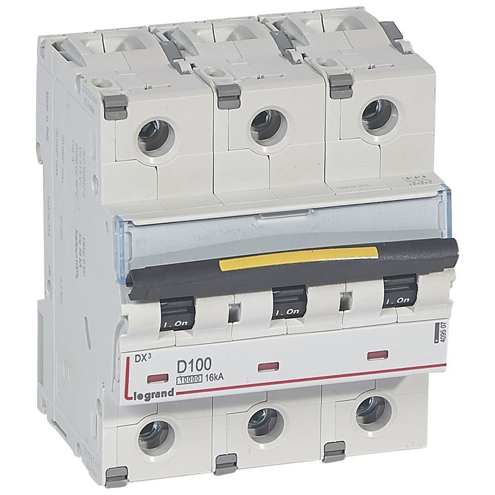 Jistič třípolový LEGRAND 409507 DX3 3P D100 10000A/16KA