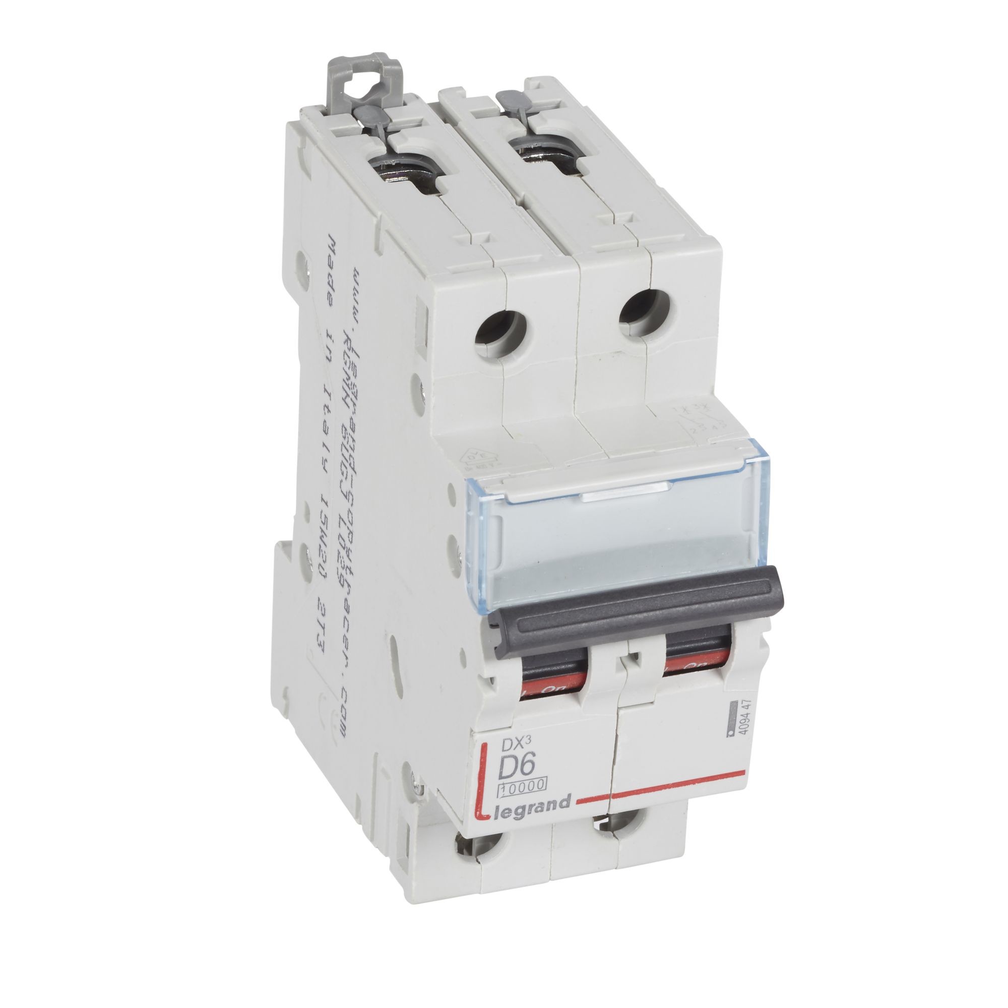 Jistič dvoupolový LEGRAND 409447 DX3 2P D6 10000A/16KA